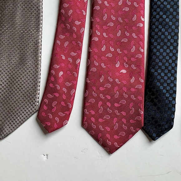 3 Hugo Boss Slim all silk Ties made in Italy 🇮🇹 - Picture 7 of 8